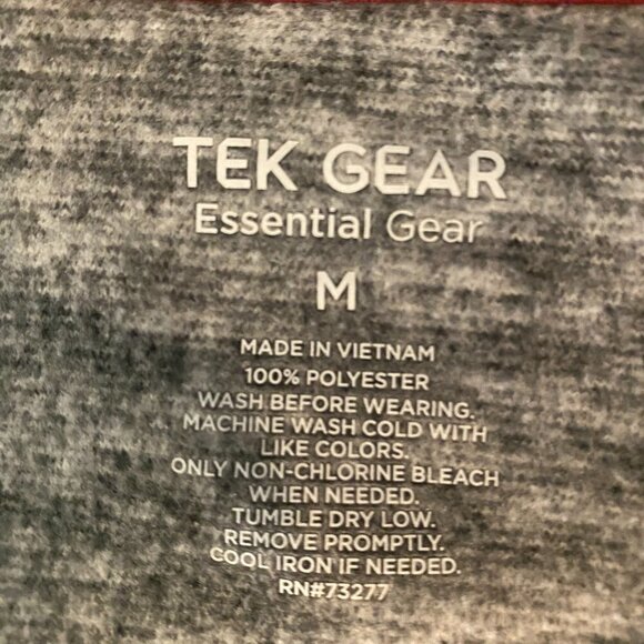 TEK Gear Gray V-Neck Pullover Size Medium - Picture 6 of 6